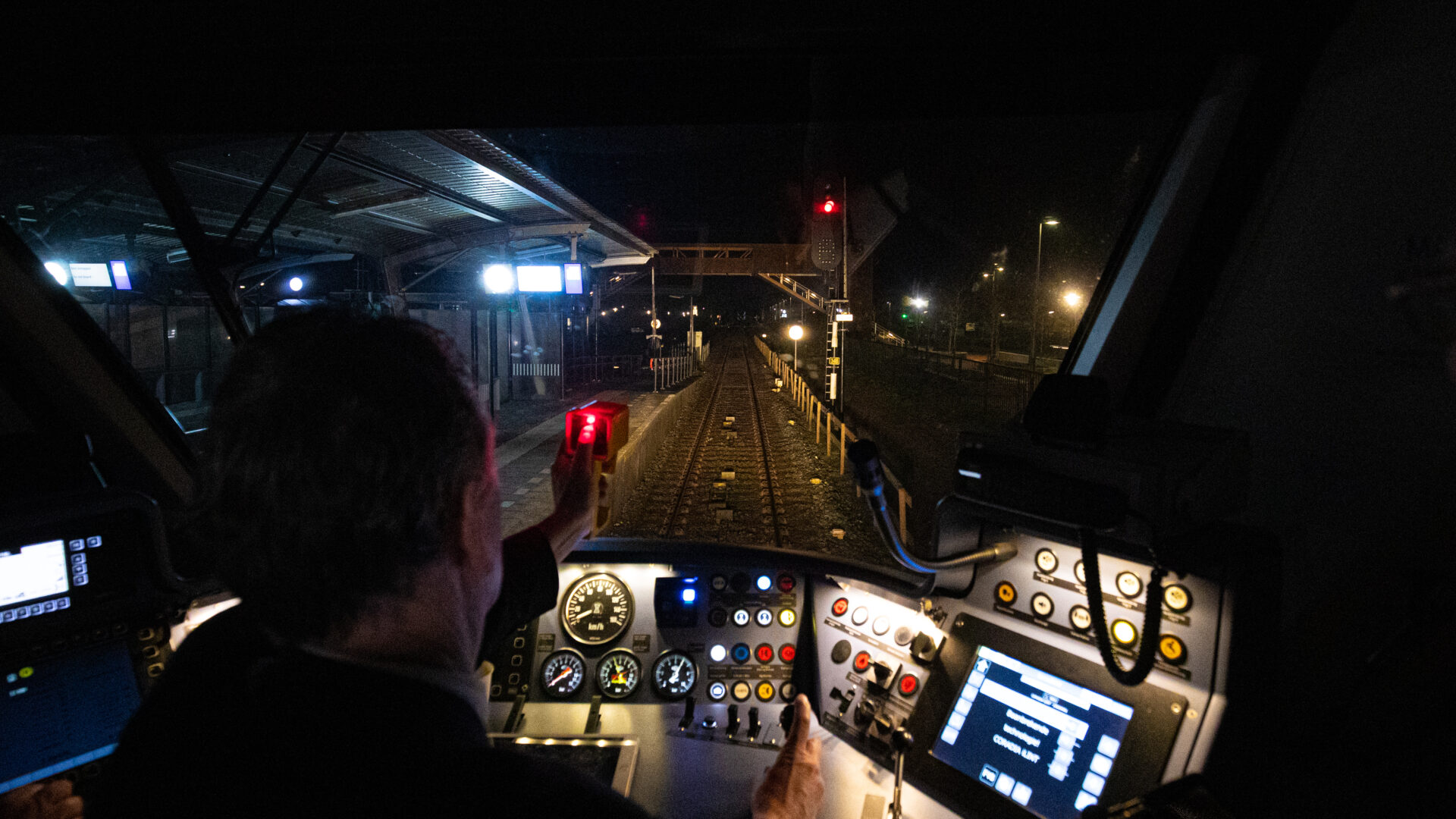 Testrit met de waterstoftrein