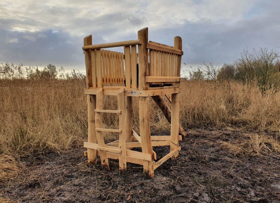 Nieuw klimtoestel voor kinderen bij het Foxholstermeer