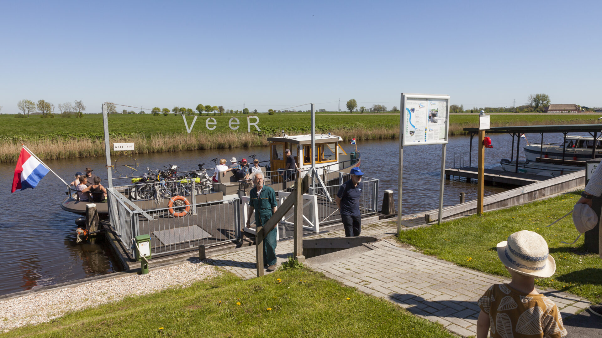 Decoratieve afbeelding van het pondje de Veer