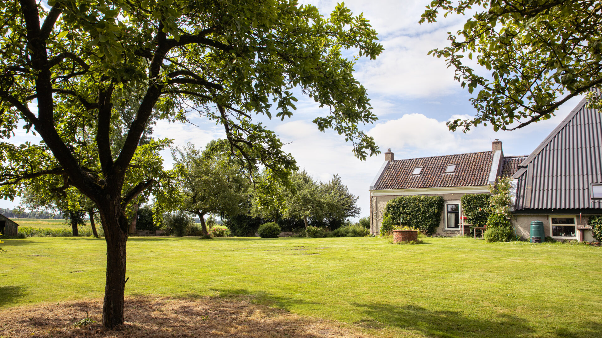 Decoratieve foto van een boerenerf