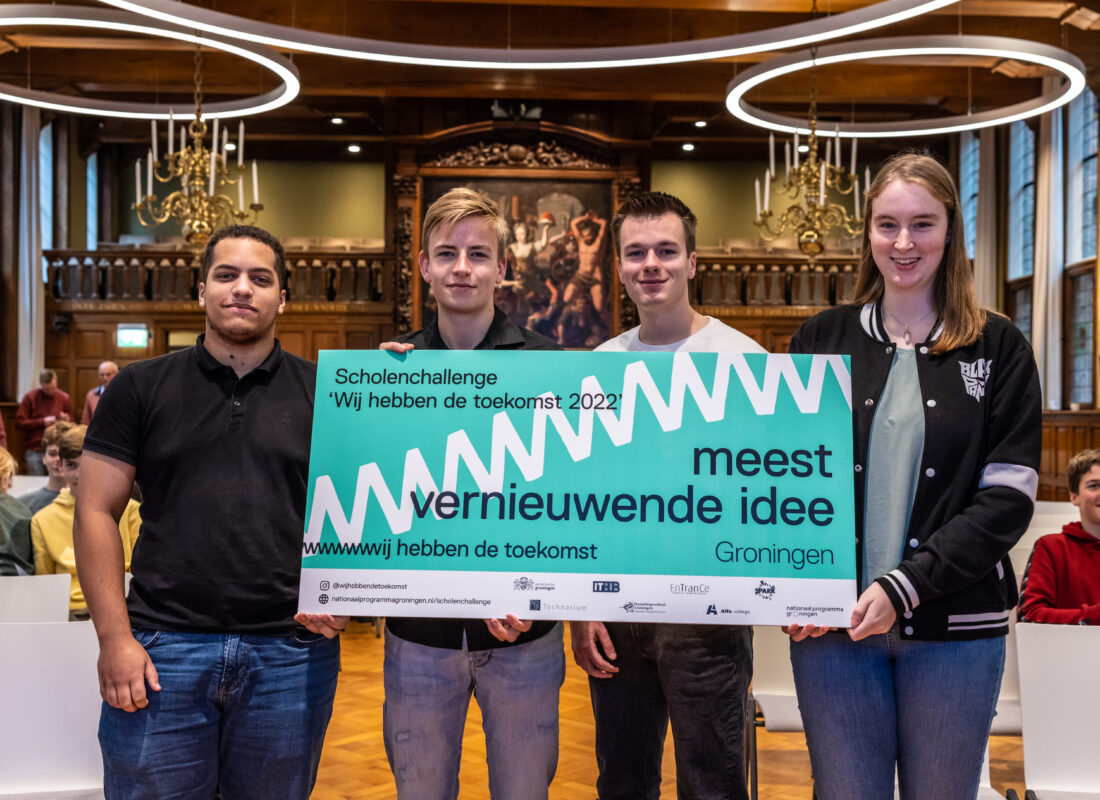 Team met het meest vernieuwende idee 'Wij hebben de toekomst 2022'