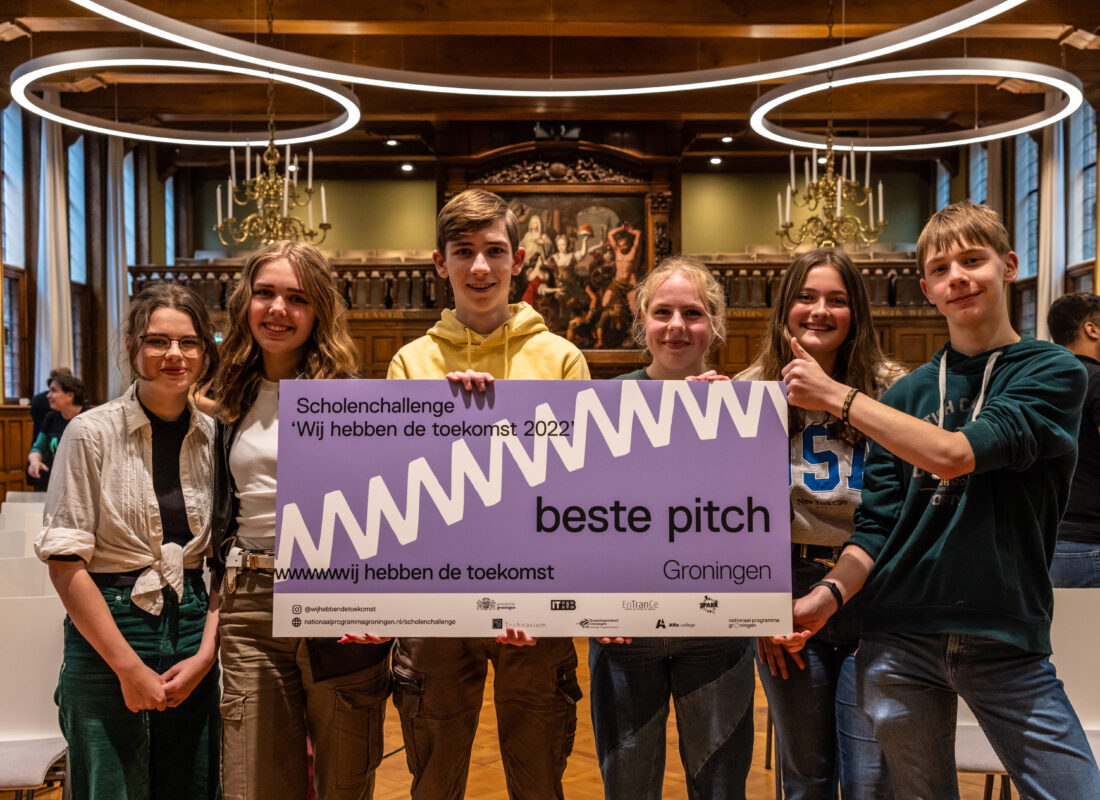 Team met beste pitch 'Wij hebben de toekomst 2022'