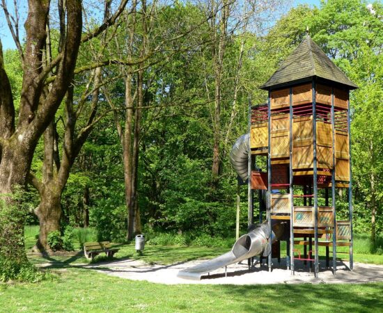 Speeltuin ter illustratie