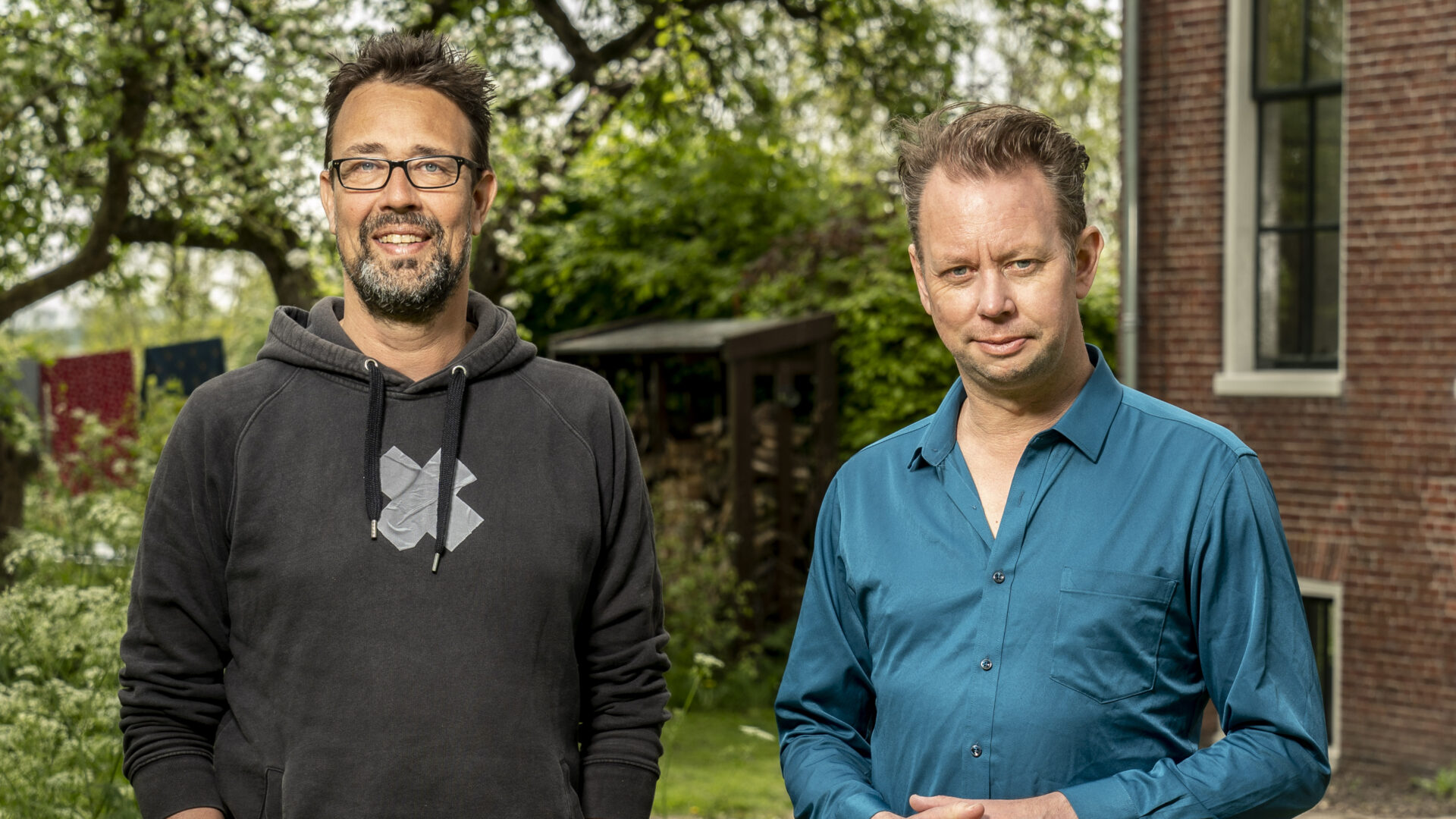 Portret foto van Emil Klok en Reinout Douma