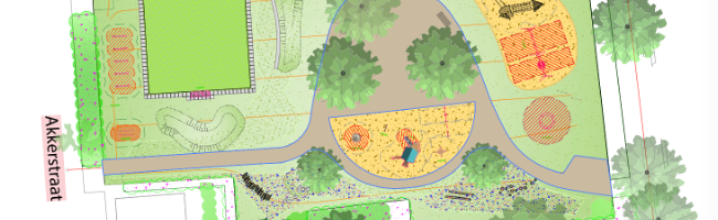 Tekening van Akkerveld Zuidwolde