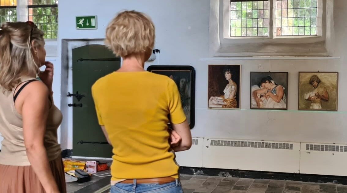 Expositie de Ontmoetingsplaats in de Obergumer Kerk