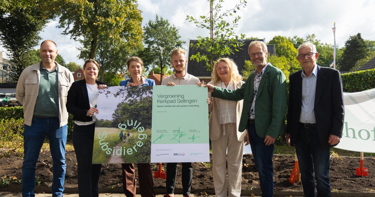 Kerkpad Sellingen wordt groener dankzij subsidie Landschapswerkplaats